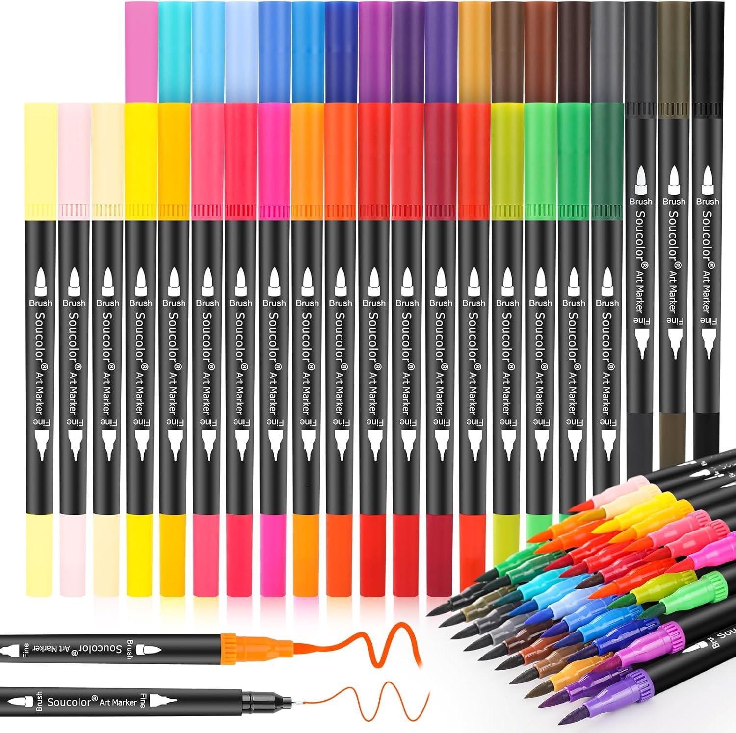 Brush Markers (36 Colors)